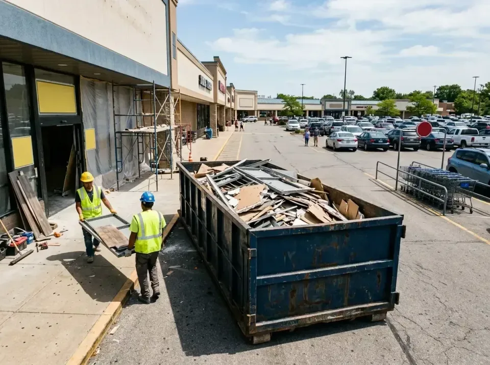 retail-store-renovation-debris-003 — frequently asked questions, Roll-off Dumpster Rentals in Braddock Heights, MD